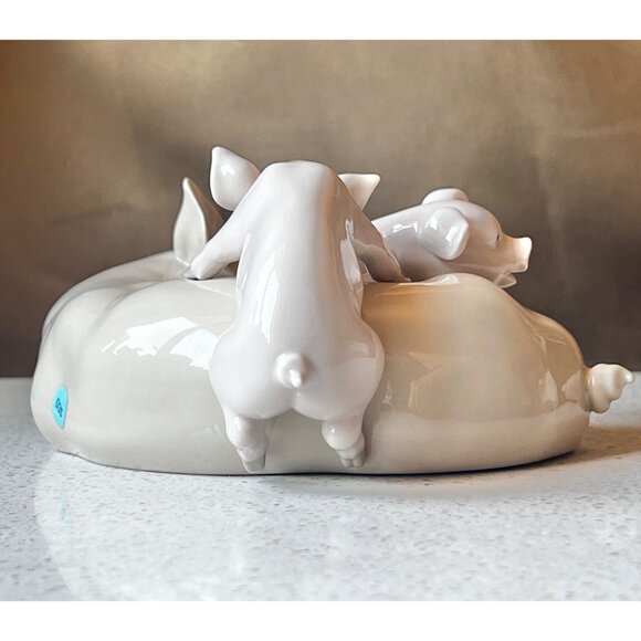 Lladro Porcelain Figurine "Piggy Pile" 01001354 Collectible Gift Animal Lover - Picture 3 of 16